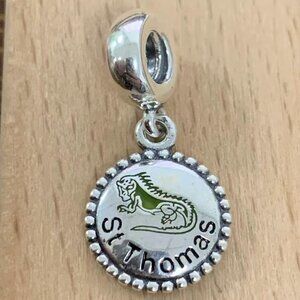 Pandora St. Thomas Exclusive Dangle Charm Pendant, S925 Silver Bracelets